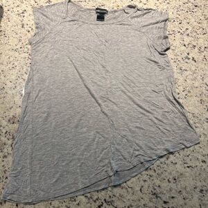 Wet Seal Grey Slanted Tee Small